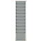 Planificateur d'atelier Eichner, 1 voie, 10 rails, pour jusqu'à 10 pochettes de commande au format A4, L 315 x H 1282 mm, plastique, gris