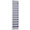 Planning atelier 9019-00201 Eichner, une rangée, pour 10 sacs, gris