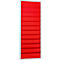 Planning atelier 9019-00202 Eichner, deux rangées, 20 fentes, rouge