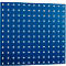Plaque perforée, à monter, 495 x 457 mm, bleu gentiane RAL 5010