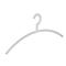 Plastic kleerhanger Rudolf Weber KG Nizza, kleerhanger dikte 12 mm, 10 stuks, wit