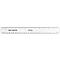 A transparent, white ruler. The ruler has the inscriptions "NON - SHATTER" and "WESTCOTT". Clear measurement marks.