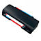 Laminateur noir. Cercle rouge en haut à droite comparant A4 à A3. Logo GBC.