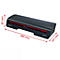 Laminateur noir avec des accents rouges. Dimensions : 460 x 151 x 87 mm. Sceaux GS et TÜV.