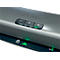 Laminateur Leitz gris avec panneau de commande, indicateurs lumineux et le mot 'LEITZ'.