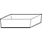 Plateau collecteur de sol Stawa-R pour les armoires de sécurité asecos des séries Q30, Q90, S90 et K90, acier inoxydable 1.4016, L 442 x P 507 x H 127 mm, 22 l