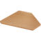 Plateau d'angle, 90°, l. 800 x P 800 mm, hêtre