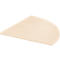 Plateau d'angle modulaire, 90° arrondi, l. 800 x P 800 mm, érable