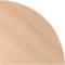 Plateau d'angle ULM, forme arrondie, l. 800 x P 800 mm, coloris chêne