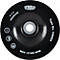 Disque de meulage noir avec lettrage et logos blancs. "Tyrolit Premium", "MAX 12'500 RPM", Type No. 70993.