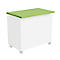 Plateau de finition SOLUS PLAY, pour caisson mobile d'extension SOLUS PLAY, l. 800 x P 500 mm, citron vert