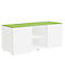 Plateau de finition SOLUS PLAY, pour caisson multi-usage SOLUS PLAY, l. 1350 x P 523 mm, citron vert
