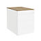 Plateau de finition SOLUS PLAY, pour caissons mobiles et fixes, l. 430 x P 600 mm, cerisier Romana
