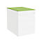 Plateau de finition SOLUS PLAY, pour caissons mobiles et fixes, l. 430 x P 600 mm, citron vert