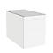 Plateau de finition SOLUS PLAY, pour caissons mobiles et fixes, l. 430 x P 777 mm, blanc