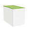 Plateau de finition SOLUS PLAY, pour caissons mobiles et fixes, l. 430 x P 777 mm, citron vert