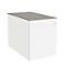 Plateau de finition SOLUS PLAY, pour caissons mobiles et fixes, l. 430 x P 777 mm, gris céramique