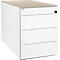 Plateau de finition SOLUS PLAY, pour caissons mobiles et fixes, l. 430 x P 777 mm, gris pierre