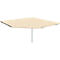 Plateau de travail pour PC ALICANTE, l. 1225 x P 1225 mm, avec pied, hauteur ajustable, coloris érable