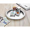 Plateau en acier inoxydable Esmeyer® VENGA, rond, ø extérieur : 350 mm, ø intérieur : 300 mm, lavable au lave-vaisselle, argenté