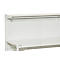 Plateau perforé RL180 pour tables de travail Treston TPH/TPB, L 1715 x H 750 mm, charge admissible 50 kg, acier gris clair
