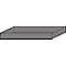 Plateau standard pour les armoires de sécurité asecos des séries Q30, Q90 et S90, en tôle d'acier, gris clair, L 742 x P 462 x H 80 mm, 23,5 l, jusqu'à 150 kg