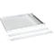 Plateau supplémentaire amovible ORDO Professional - acier - avec rails - pour bureau l. 760 x P 635 x H 825 mm - blanc trafic RAL 9016