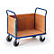 Plateauwagen met 3 wanden, 1000x680 mm