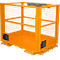 Plateforme élévatrice pour gerbeur type MB-II, pour 2 personnes, jusqu’à 300 kg, L 1040 x l. 1300 x H 2155 mm, jaune-orange RAL 2000