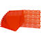 Platen Yoga Rooster, rood, 11 stuks