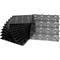 Platen Yoga Rooster, zwart, 11 stuks