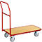 Platform trolley Platform trolley with push handle, L 960 x W 450 mm, load capacity 200 kg, red