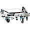 Platformwagen RuXXac Dandy, tot 180 kg, 2 zwenk- en 2 bokwielen, incl. Spannfix rubber, met rem, polypropyleen