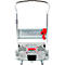 Platformwagen RuXXac Dandy, tot 180 kg, 2 zwenk- en 2 bokwielen, incl. Spannfix rubber, met rem, polypropyleen