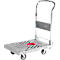 Platformwagen RuXXac Dandy, tot 180 kg, 2 zwenk- en 2 bokwielen, incl. Spannfix rubber, zonder remmen, polypropyleen