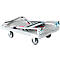 Platformwagen RuXXac Dandy XL, tot 330 kg, 2 zwenk- en 2 bokwielen, incl. Spannfix rubber, zonder remmen, polypropyleen