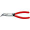Platte ronde neus tang L.160mm plat/rond 40deg.draad.pol.Ku.-coating