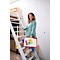 PLAYROOM Moderationskoffer PLAYBOARD Toolbox, integriertes Whiteboard, weiß, Recycling-PET-Rahmen rot, B 420 x T 180 x H 280 mm