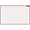 PLAYROOM Tableau blanc PLAYBOARD, acier émaillé e3, blanc, cadre en PET recyclé rouge, l. 750 x H 1180 mm