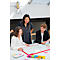 PLAYROOM Tableau blanc PLAYBOARD, acier émaillé e3, blanc, cadre en PET recyclé rouge, l. 750 x H 500 mm