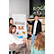 PLAYROOM whiteboard PLAYBOARD, e3-geëmailleerd staal, wit, gerecycled PET frame grijs, B 750 x H 1180 mm