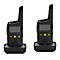 PMR-radioset Motorola XT185, 2-delig, vergunningsvrij, 2-weg communicatie, 16 kanalen, tot 8 km, tot 24 u, IP54, incl. accessoires, zwart-geel