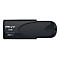 Schwarzer USB-Stick mit der Aufschrift "PNY 32GB USB 3.1" auf weißem Hintergrund.