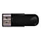 Schwarzer USB-Stick mit 'PNY 64GB'-Aufdruck.
