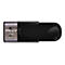 Schwarzer USB-Stick von PNY, 8GB, mit transparentem Gehäuse und schwarzem Kunststoffteil.