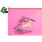 Pochette à fermeture éclair FolderSys, A4, épaisseur 0,20 mm, L 357 x H 272 mm, film sans PVC, rouge-transparent