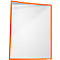 Pochette info, magnétique, film PET, A4 portrait/paysage, orange, 5 p.