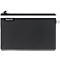 Pochette Leitz WOW Traveller à fermeture éclair, pochette transparente en filet et compartiment opaque, taille L, noir