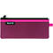 Pochette Leitz WOW Traveller à fermeture éclair, pochette transparente en filet et compartiment opaque, taille M, rose