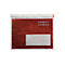 Pochette pour documents Novafix, autocollante, format C6, fenêtre à droite, LDPE, 250 pcs